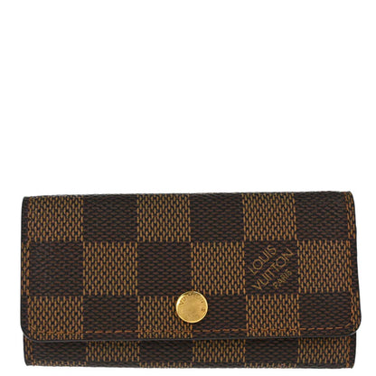 Louis Vuitton Damier Multicles 4 Key Case N62631 Small Good