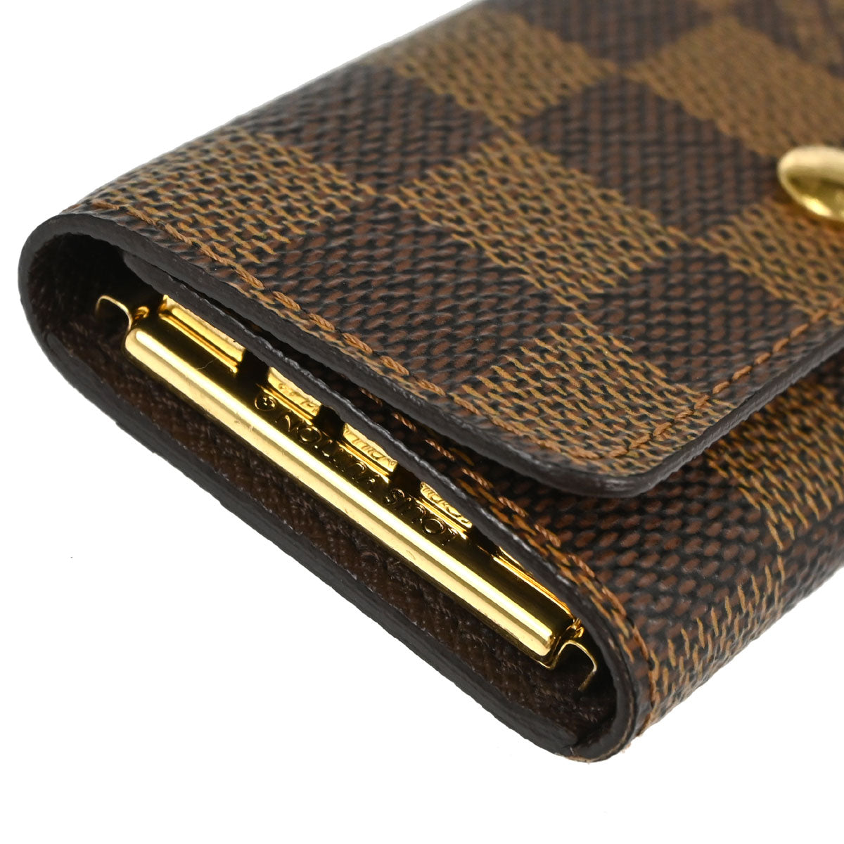 Louis Vuitton Damier Multicles 4 Key Case N62631 Small Good