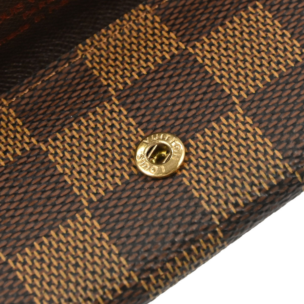 Louis Vuitton Damier Multicles 4 Key Case N62631 Small Good