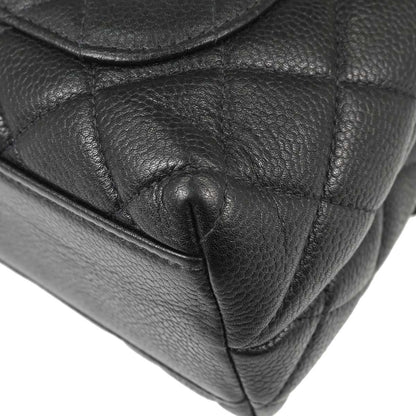 Chanel Black Caviar Skin Kelly Top Handle Handbag