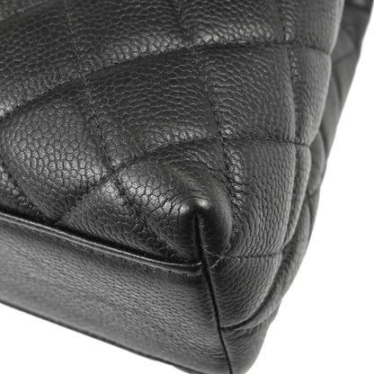 Chanel Black Caviar Skin Kelly Top Handle Handbag