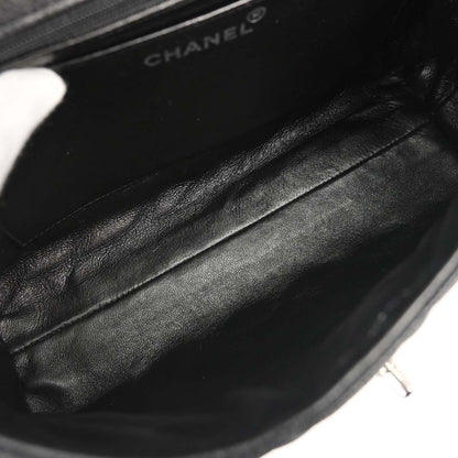 Chanel Black Caviar Skin Kelly Top Handle Handbag