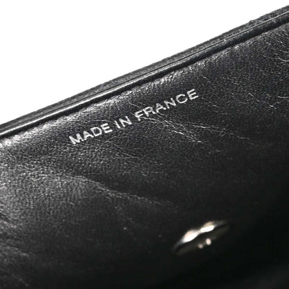 Chanel Black Caviar Skin Kelly Top Handle Handbag