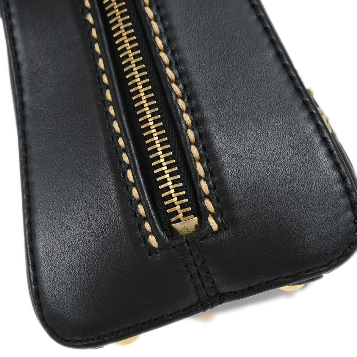 Chanel Black Calfskin Wild Stitch Handbag