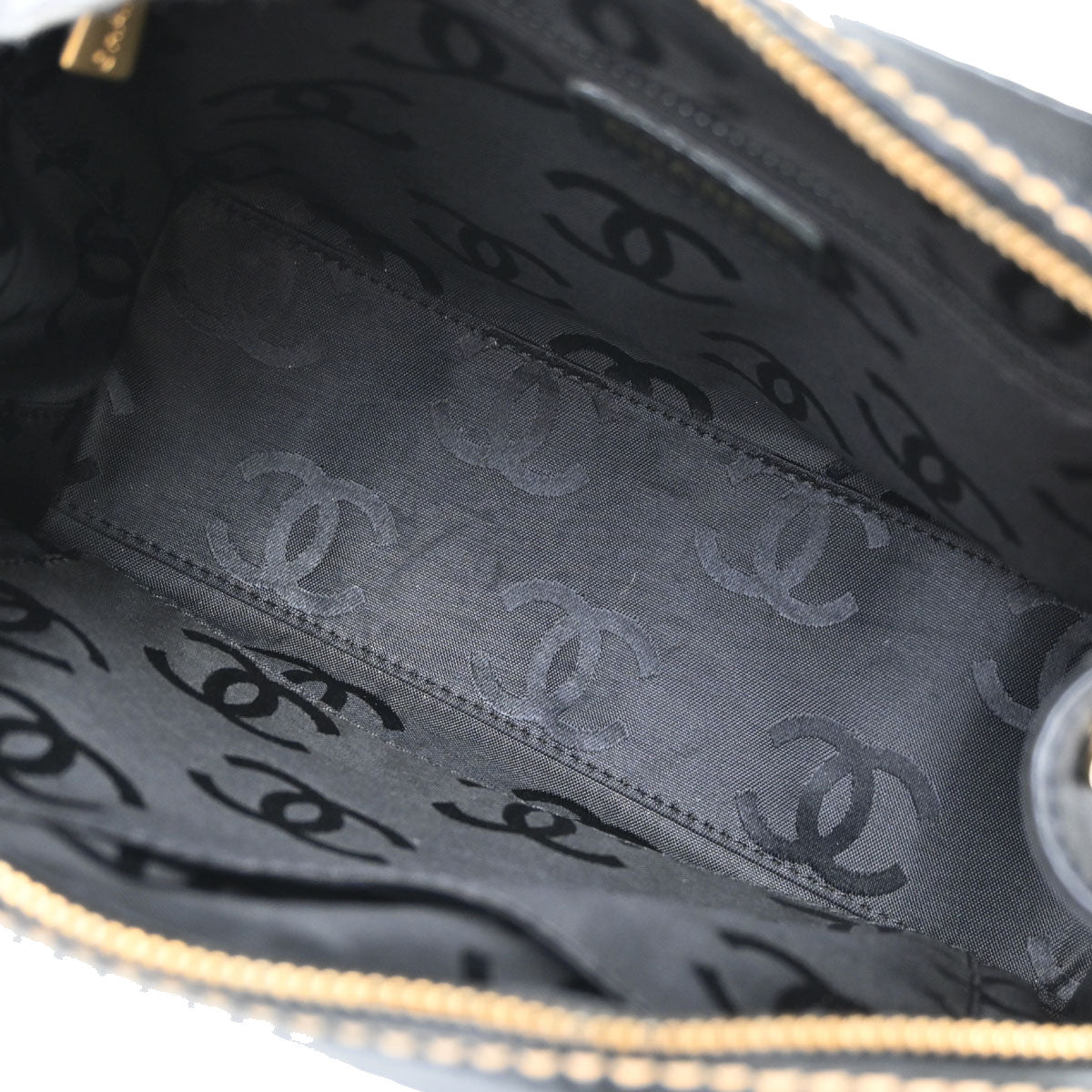 Chanel Black Calfskin Wild Stitch Handbag