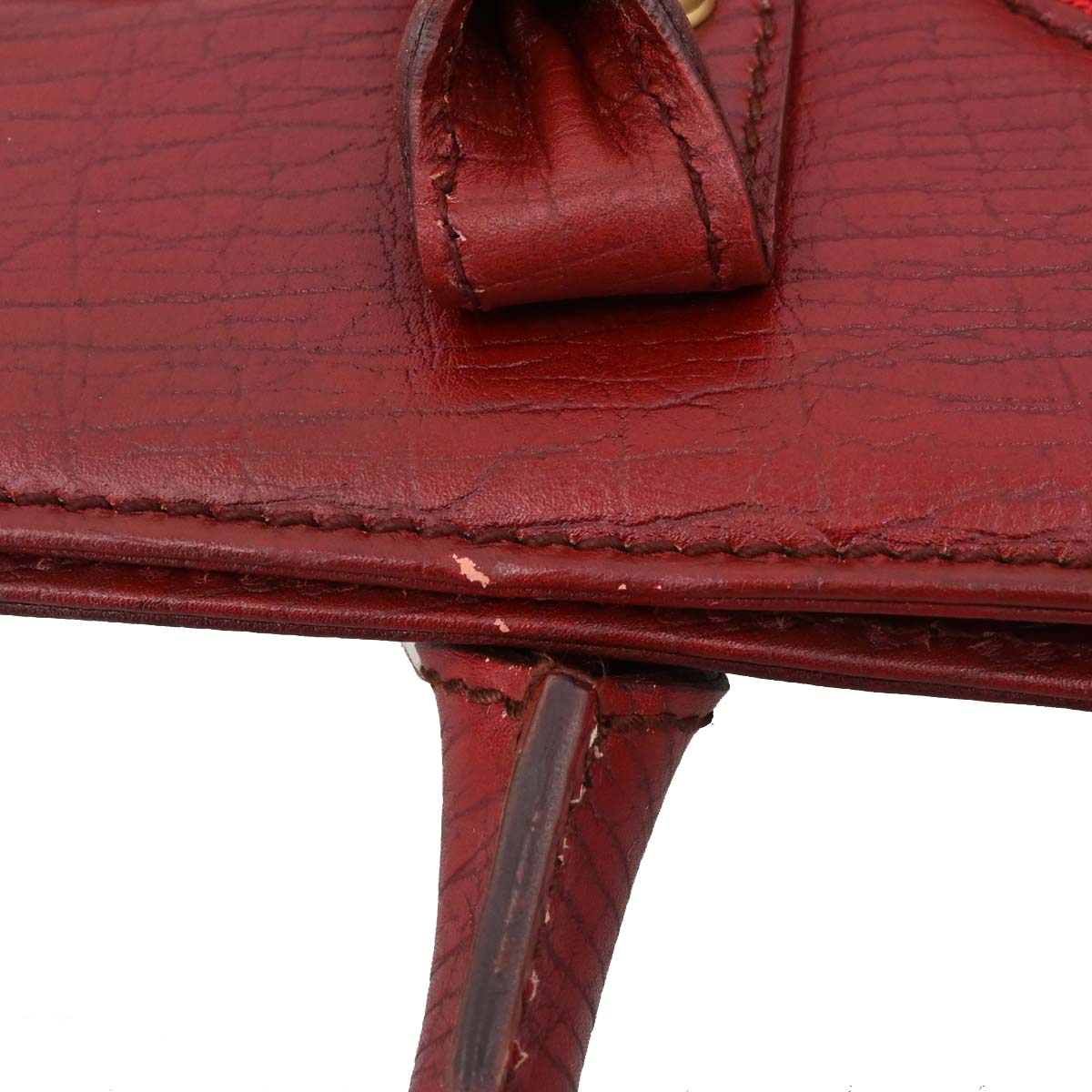 Gucci Red Canvas GG Tote Handbag
