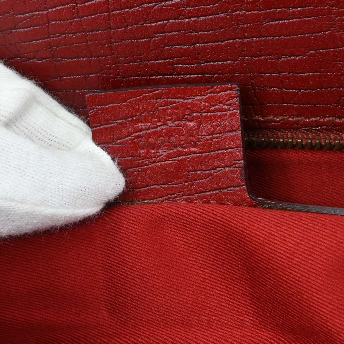 Gucci Red Canvas GG Tote Handbag