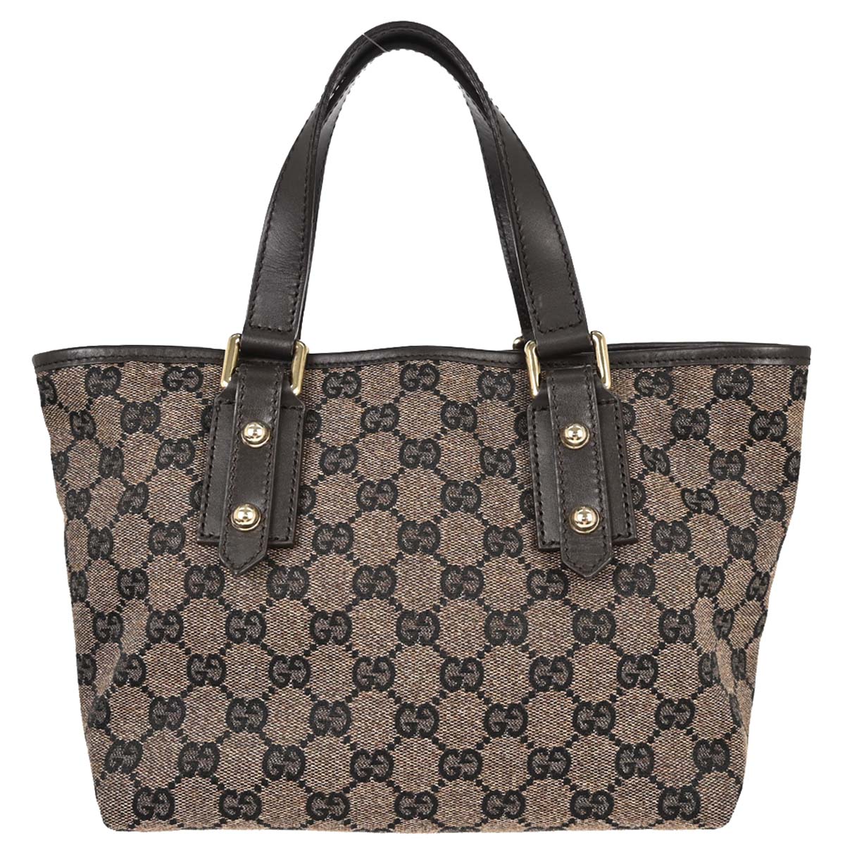 Gucci Brown Canvas GG Tote Handbag