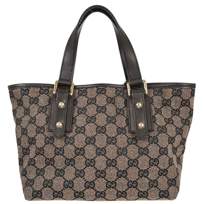 Gucci Brown Canvas GG Tote Handbag
