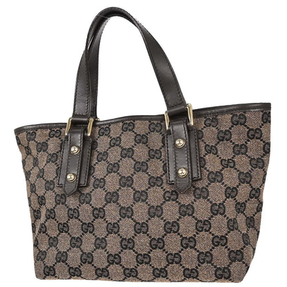 Gucci Brown Canvas GG Tote Handbag