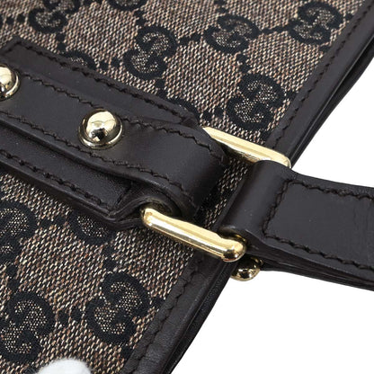 Gucci Brown Canvas GG Tote Handbag