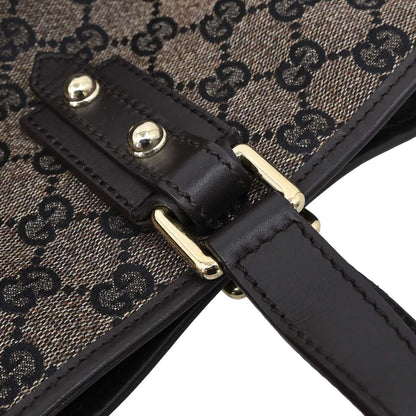 Gucci Brown Canvas GG Tote Handbag