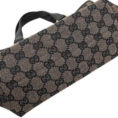 Gucci Brown Canvas GG Tote Handbag