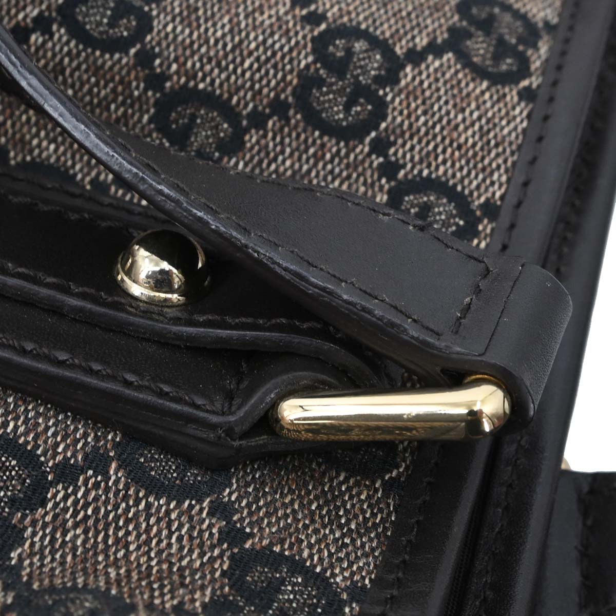 Gucci Brown Canvas GG Tote Handbag