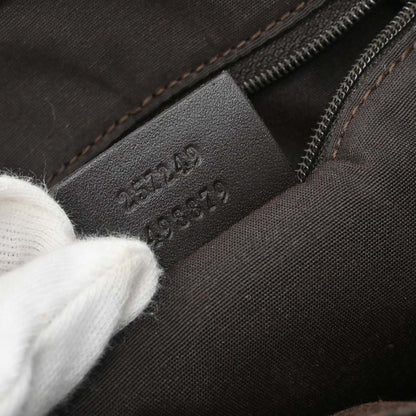 Gucci Brown Canvas GG Tote Handbag
