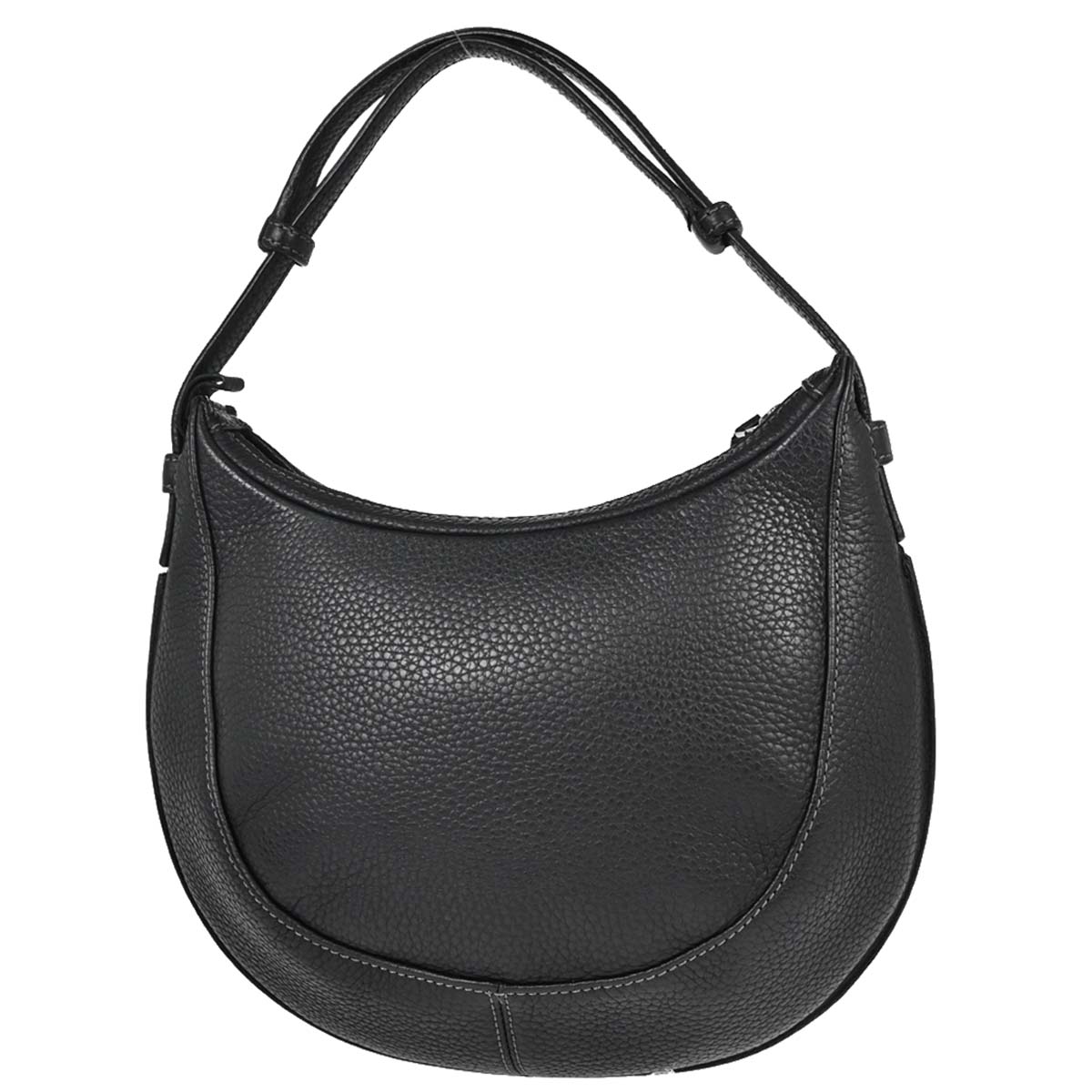 Loewe Black Leather Hobo Shoulder Bag