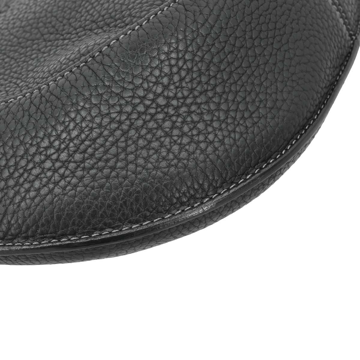 Loewe Black Leather Hobo Shoulder Bag