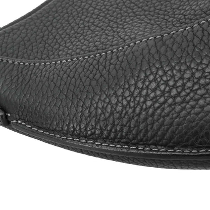 Loewe Black Leather Hobo Shoulder Bag