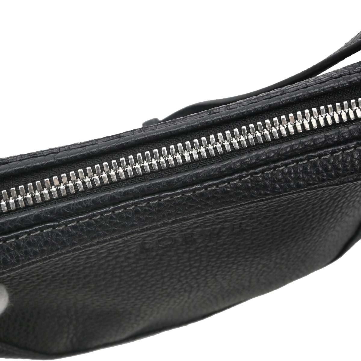 Loewe Black Leather Hobo Shoulder Bag