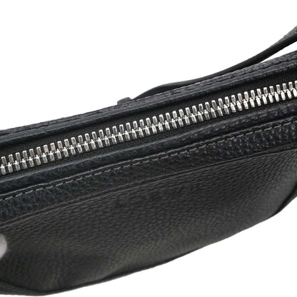 Loewe Black Leather Hobo Shoulder Bag