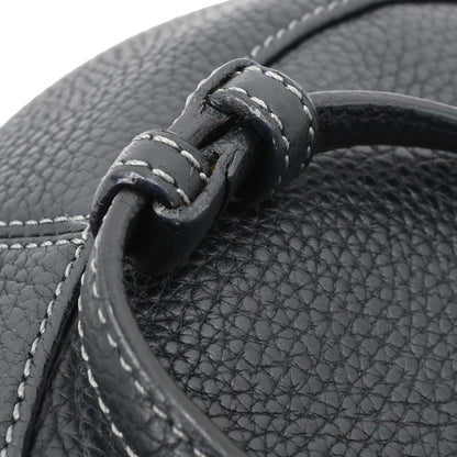 Loewe Black Leather Hobo Shoulder Bag