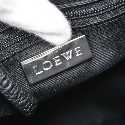 Loewe Black Leather Hobo Shoulder Bag