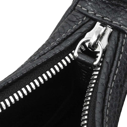 Loewe Black Leather Hobo Shoulder Bag