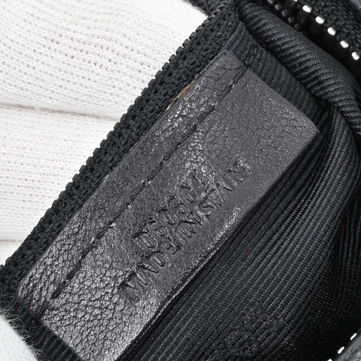 Loewe Black Leather Hobo Shoulder Bag