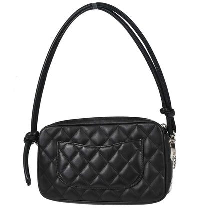 Chanel Black Calfskin Cambon Ligne Handbag