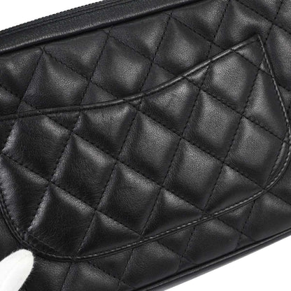 Chanel Black Calfskin Cambon Ligne Handbag