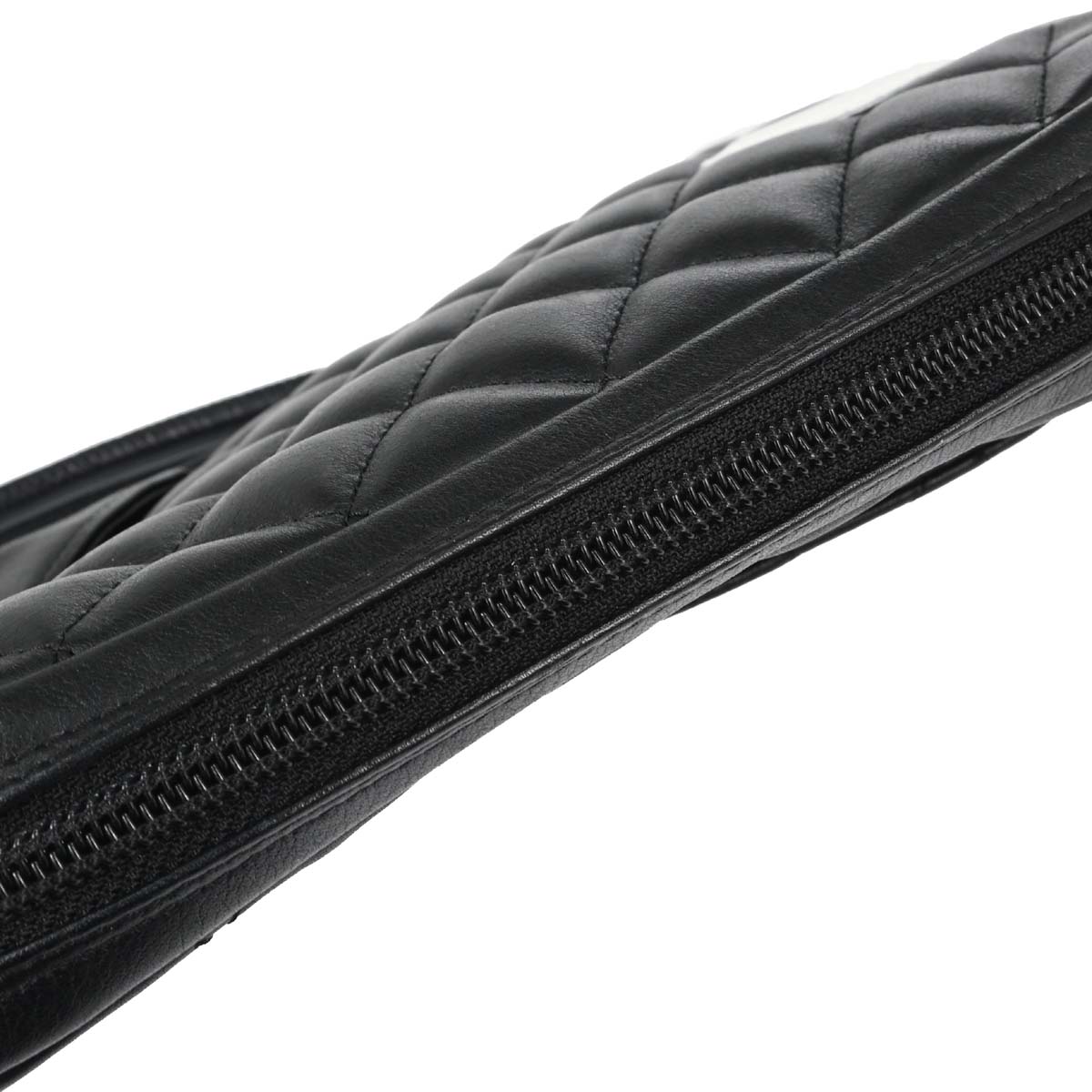 Chanel Black Calfskin Cambon Ligne Handbag
