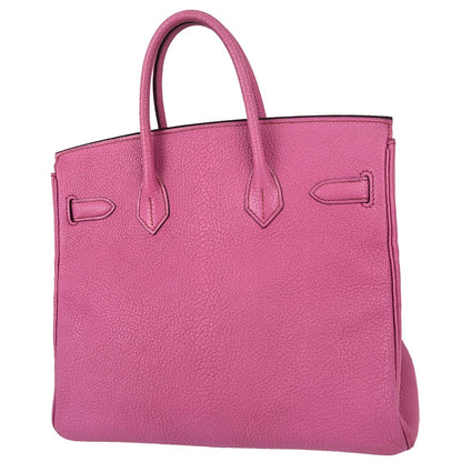 Hermes Fuchsia Chevre Coromandel HAC Haut a Courroies 28 Handbag