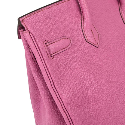 Hermes Fuchsia Chevre Coromandel HAC Haut a Courroies 28 Handbag