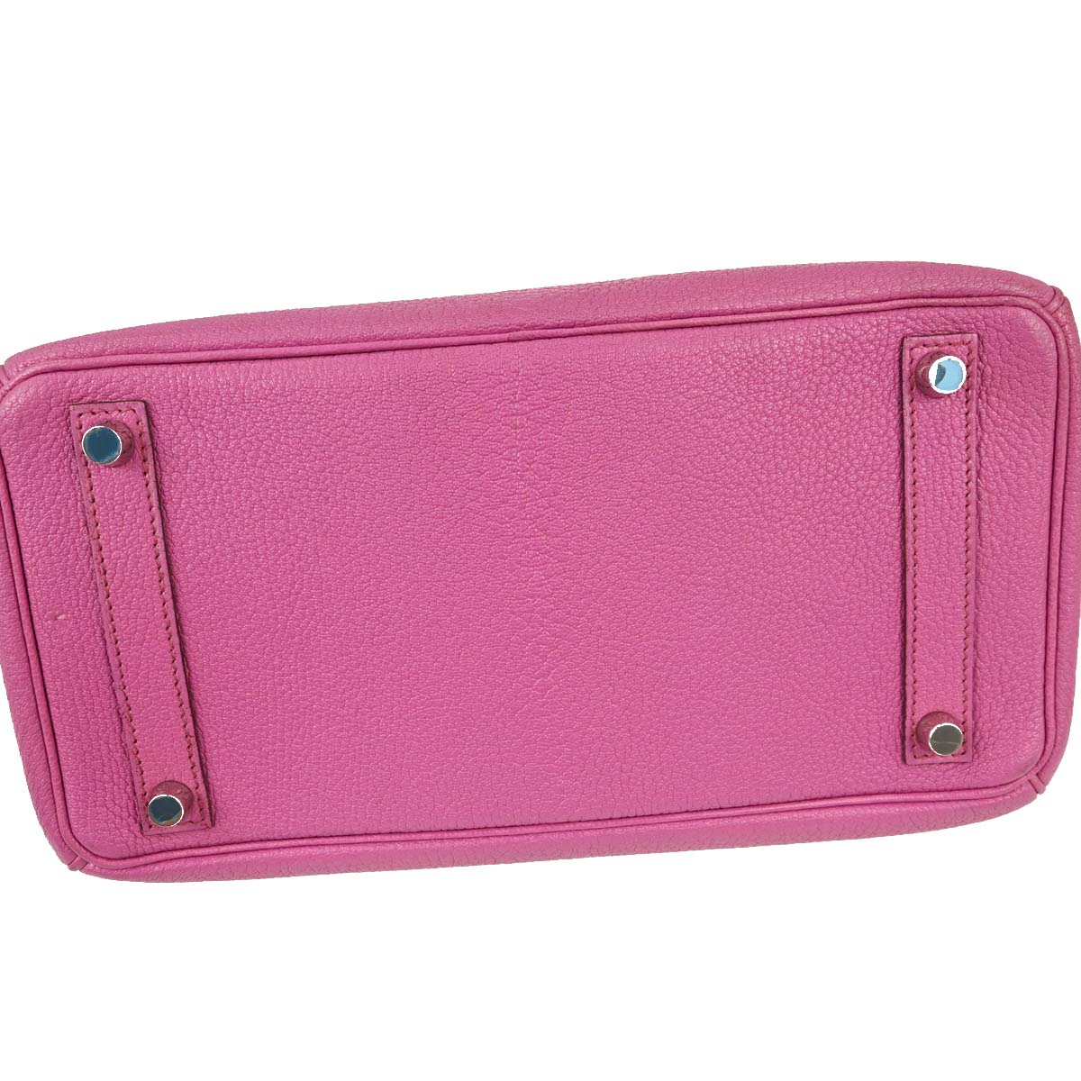 Hermes Fuchsia Chevre Coromandel HAC Haut a Courroies 28 Handbag