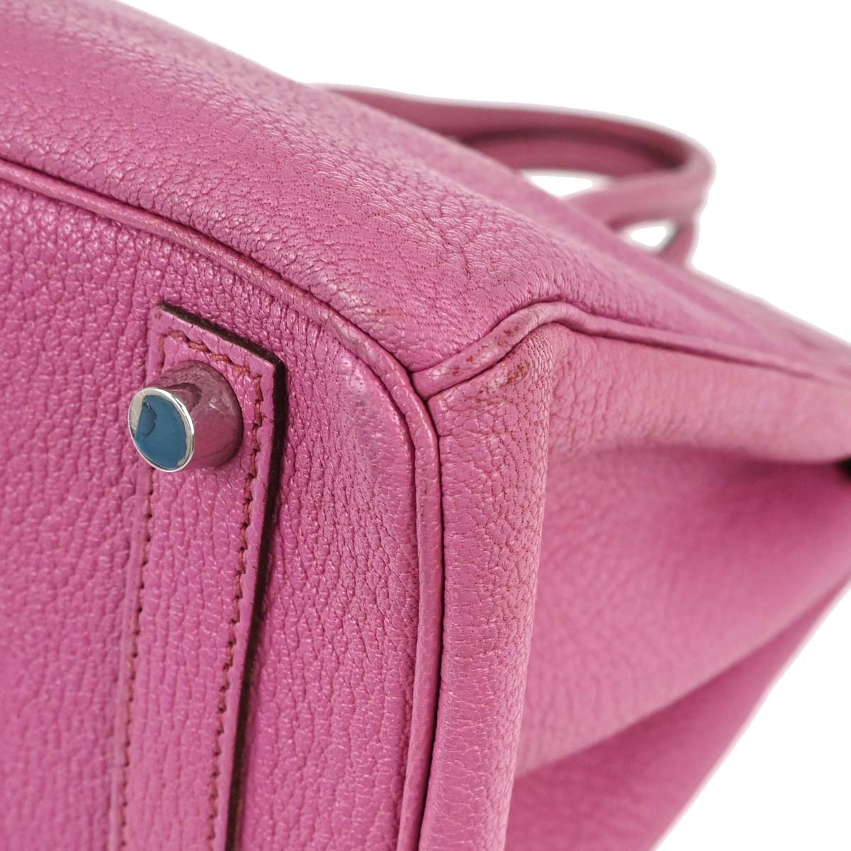 Hermes Fuchsia Chevre Coromandel HAC Haut a Courroies 28 Handbag
