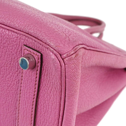 Hermes Fuchsia Chevre Coromandel HAC Haut a Courroies 28 Handbag
