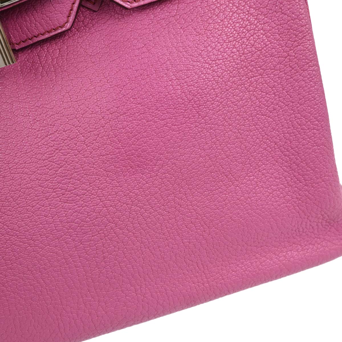 Hermes Fuchsia Chevre Coromandel HAC Haut a Courroies 28 Handbag