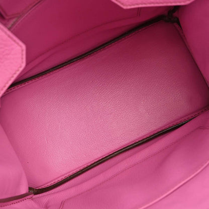 Hermes Fuchsia Chevre Coromandel HAC Haut a Courroies 28 Handbag