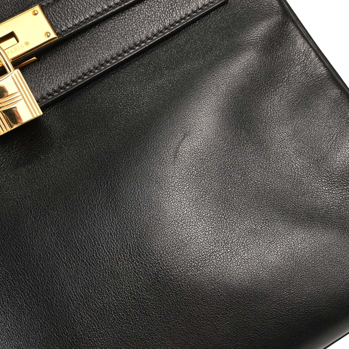 Hermes Black Gulliver Kelly 28 Retourne 2way Shoulder Handbag