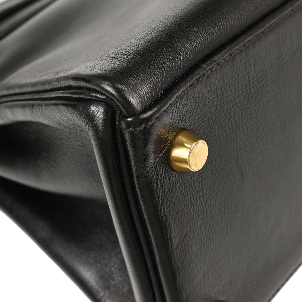 Hermes Black Gulliver Kelly 28 Retourne 2way Shoulder Handbag