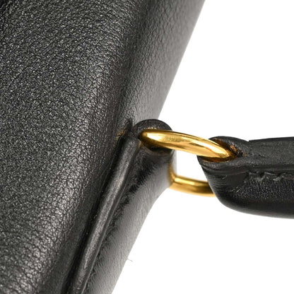 Hermes Black Gulliver Kelly 28 Retourne 2way Shoulder Handbag