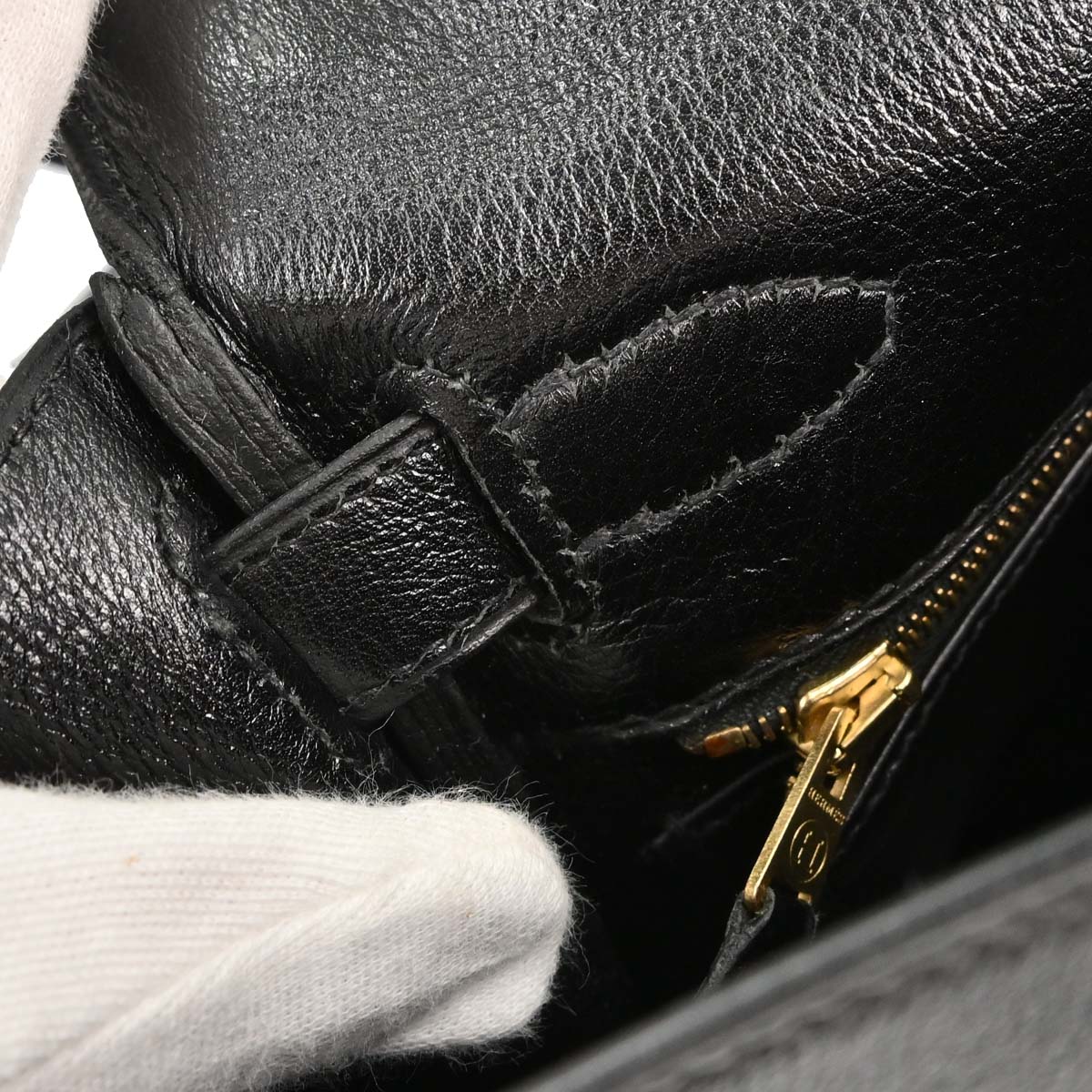 Hermes Black Gulliver Kelly 28 Retourne 2way Shoulder Handbag