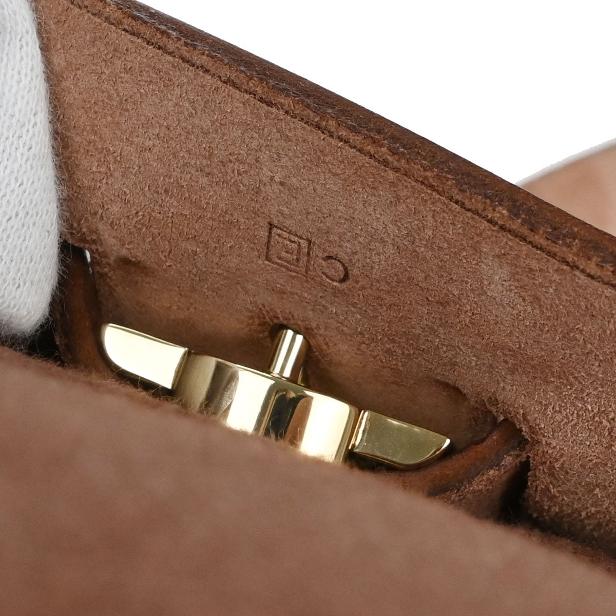 Hermes Brown Toile Officier Herbag PM 2 in 1 Handbag