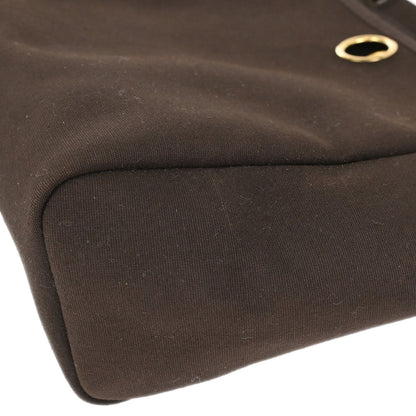 Hermes Brown Toile Officier Herbag PM 2 in 1 Handbag