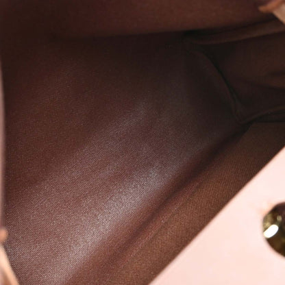 Hermes Brown Beige Toile Officier H Herbag PM 2 in 1 Handbag