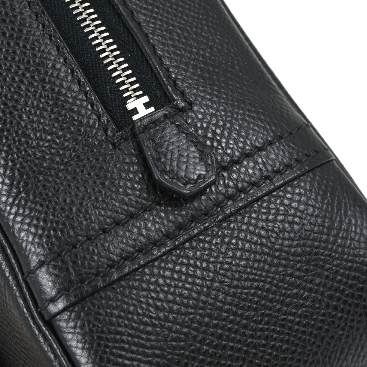 Hermes Black Epsom Mini Plume Handbag