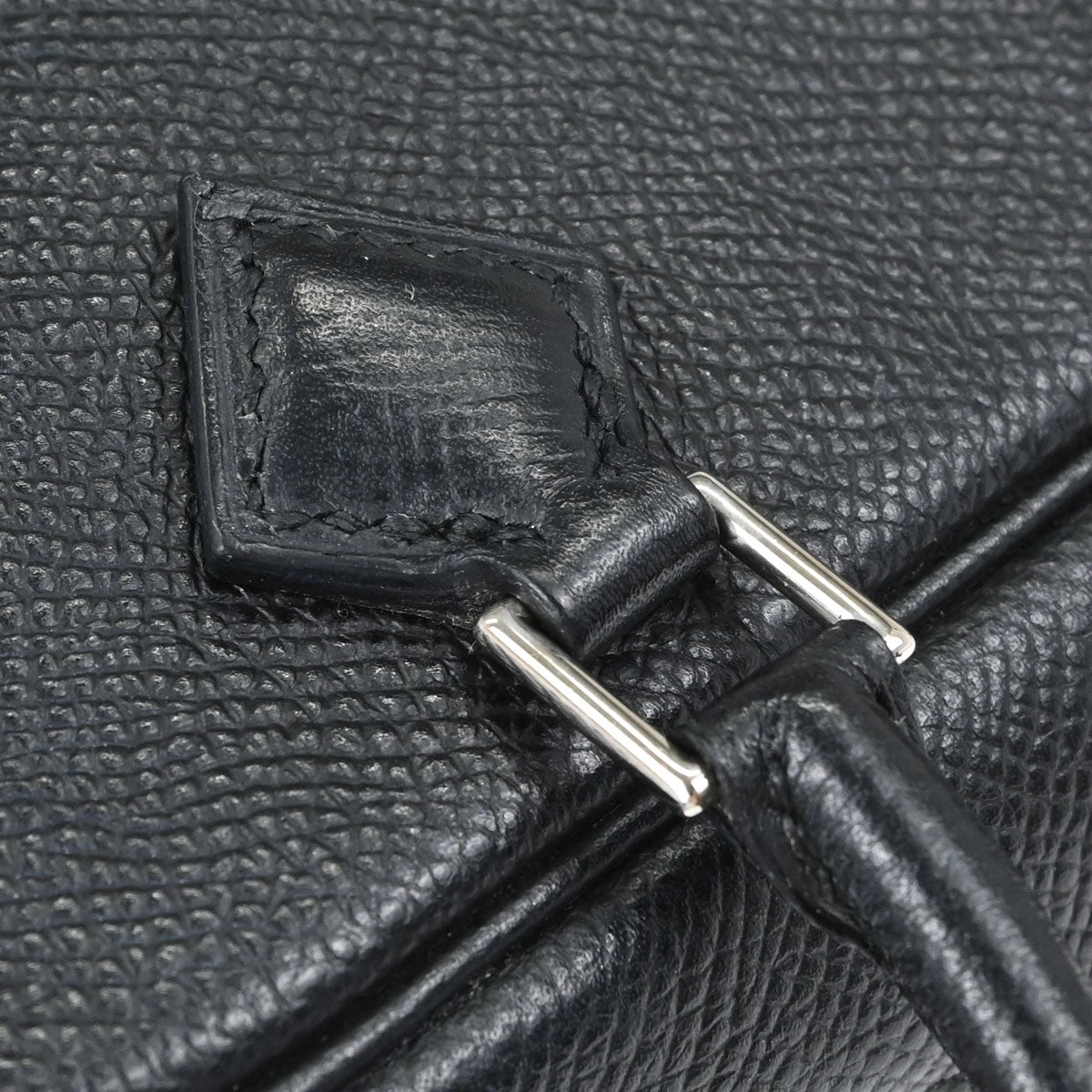 Hermes Black Epsom Mini Plume Handbag