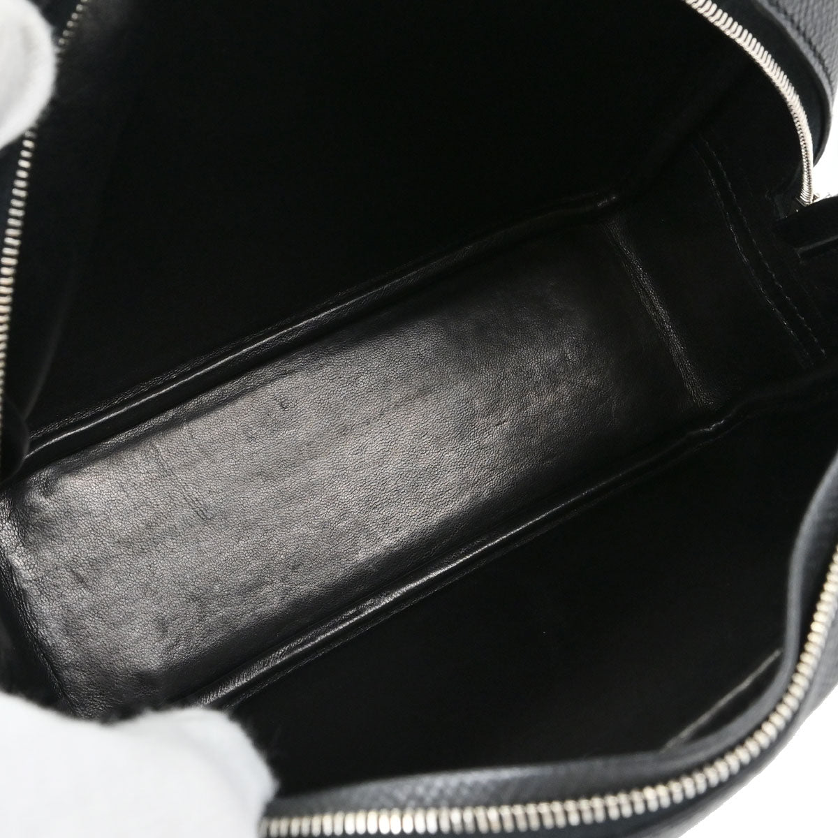 Hermes Black Epsom Mini Plume Handbag
