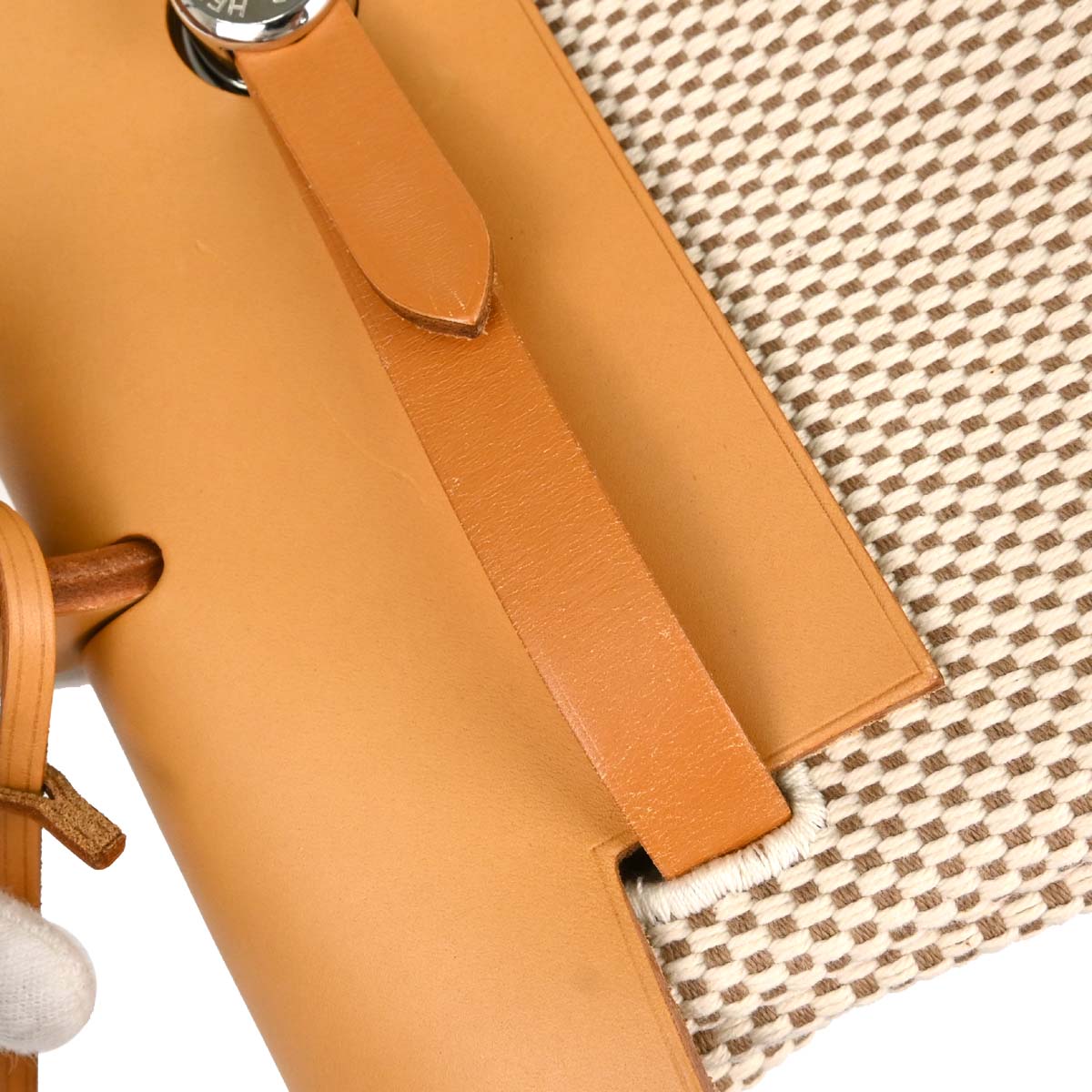 Hermes Beige Toile GM Herbag a Dos 2 in 1 Backpack
