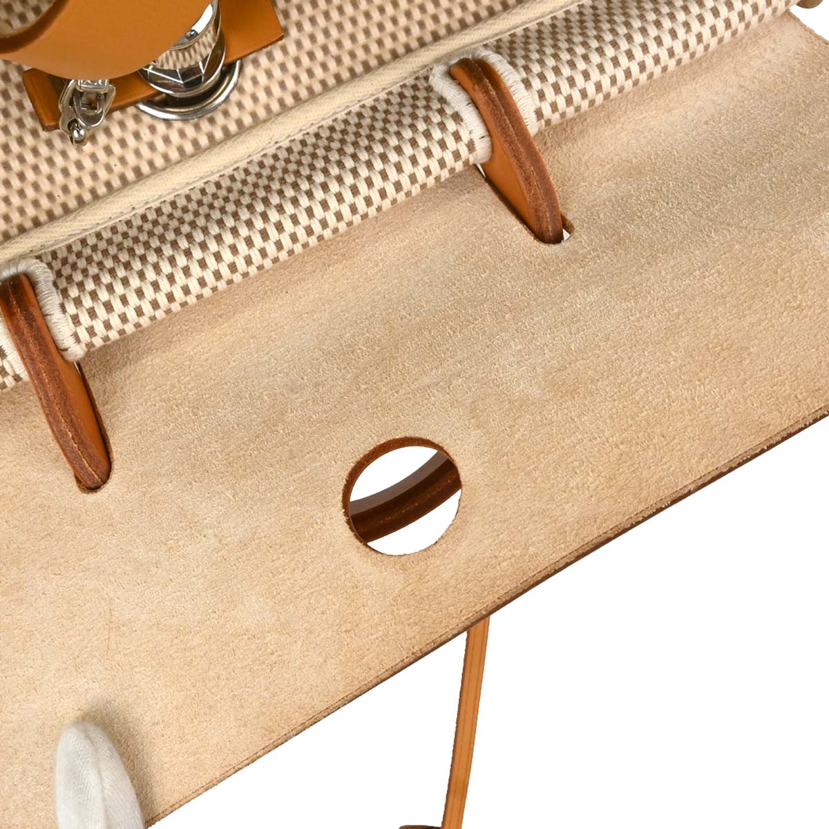 Hermes Beige Toile GM Herbag a Dos 2 in 1 Backpack